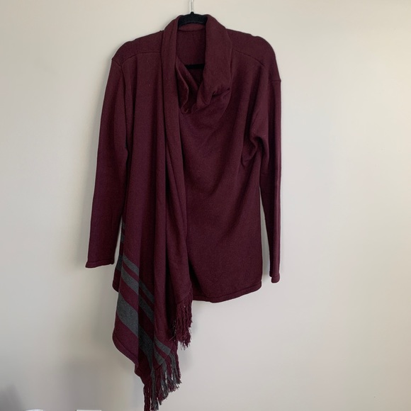CAbi Port Fringe Wrap Sweater #3002 - Picture 4 of 7